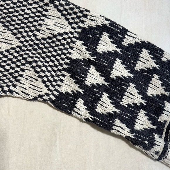 Free People Jupiter Black and Cream Cowl Neck Sweater - Picture 8 of 14